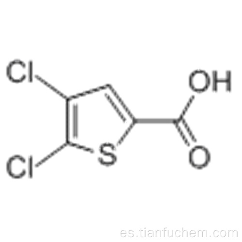 Ácido 4,5-diclorotiofeno-2-carboxílico CAS 31166-29-7